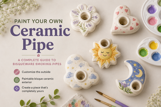 Paint Your Own Ceramic Pipe: A Fun Guide to Bisqueware Smoking Pipes