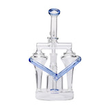 Human Grade Dualing Recycler Glass Rig Water Pipe