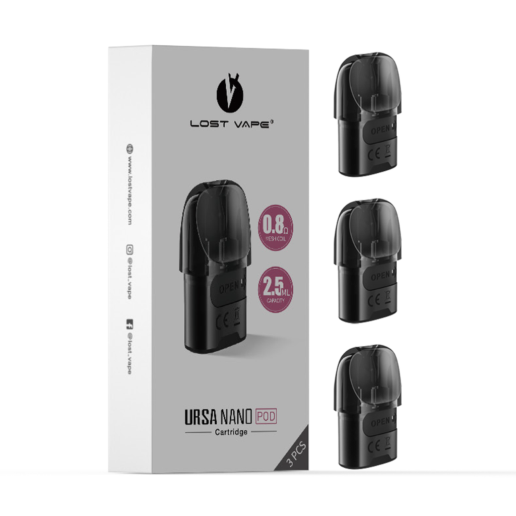Lost Vape Ursa Nano Replacement Pods - Pack of 3 Pods