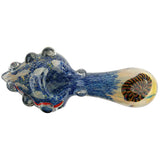 5" Multi Marble Work Pointed Head Spoon Hand Pipe