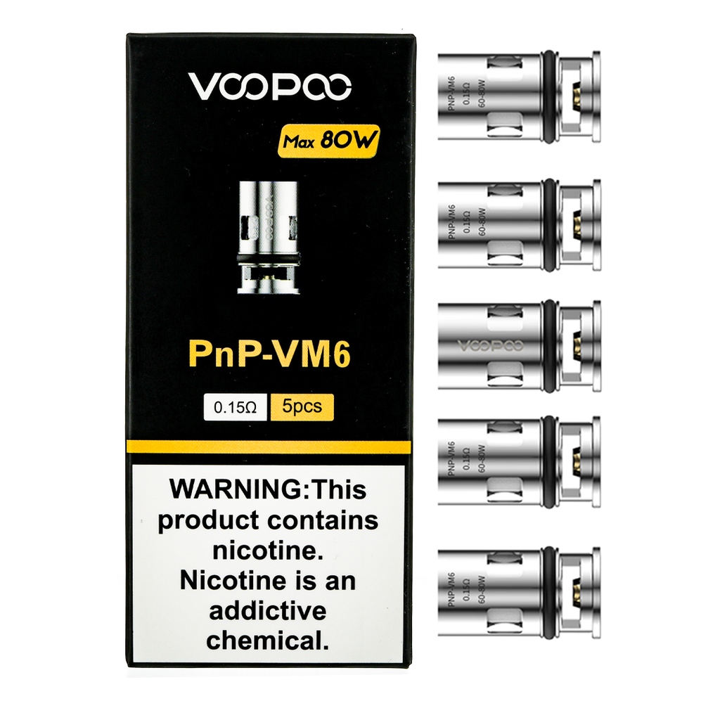 VooPoo PnP Coil - Pack of 5 Coils